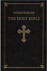 Douay-Rheims Catholic Bible Hardbound Bible Leather Ed.
